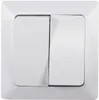 Interruttore serie MILOS 2-gang bianco opaco 250V~/ 10A, Anteprima dell’immagine prodotto 6