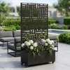 Cloison « Bernalda » avec jardinière Roulettes Acier 186 x Voir les images du produit 1