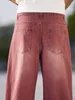Zewool Herren Baggy Jeans Lose Weites Bein Rot M Produktbild-Vorschau 5