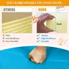 Comparison of foam filler quality, showing 'Others' vs 'Ours' with a hand demonstrating thickness and resilience. Produktbild-Vorschau
