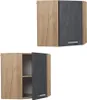 Eckhängeschrank Vicco R-Line Schwarz Beton 57 cm, Model Produktbild-Vorschau 5