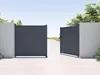 Drehkreuztür aus anthrazitfarbenem Aluminium B 355 x H 181 Produktbild-Vorschau 2