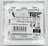 DELPHI 1-fach Abdeckrahmen weiß hochglänzend 80x80mm für Produktbild-Vorschau 2