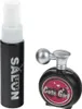 A black spray bottle and a black perfume bottle with a silver pump are shown against a white background. Anteprima dell’immagine prodotto