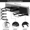 Haartrocknerhalter, Lockenstabhalter, Glätteisenhalter, Produktbild-Vorschau 4