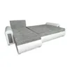 Relax-Ecksofa mit Schlaffunktion und Bettkasten in grau und Produktbild-Vorschau 5
