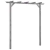 vidaXL Pergola de jardin Gris 200x40x205 cm Bois de pin Voir les images du produit 5