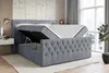ALTDECOR Boxspringbett mit LED-Beleuchtung Matratze (20 cm Produktbild-Vorschau 3
