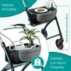 ELONEO Wohnungsrollator 54cm breit, faltbar und leicht, Produktbild-Vorschau 13
