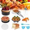 Jayseuw 12 pezzi friggitrice ad aria calda set di accessori Anteprima dell’immagine prodotto 8