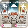 Sada zahradního nábytku Mosaic se 2 židlemi a stolem - Náhled obrázku produktu 8