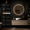 LoXa – Miroir de salle de bain rond Ilona avec LED 100 cm – Voir les images du produit 2
