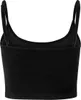 Urban Classics Top Damen Ladies Short Velvet Top schwarz XS Produktbild-Vorschau 10