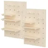 Maclean Whiteboard-Organizer aus Holz helle Holzfarbe Produktbild-Vorschau 1