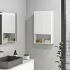Mueble de baño HOMCOM para montaje en pared, con estantes y Vista previa de la imagen del producto 2