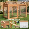 PawHut Hühnerstall 104 x 70,5 x 84 cm Freilaufgehege mit Produktbild-Vorschau 4