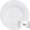 Suppenteller - Weiß - Ø 21,5 cm - Bone China - 8er Set Produktbild-Vorschau 1