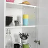 Skříňka TRISUL s košem na prádlo/potraviny, lesklý bílý lak Náhled obrázku produktu 6