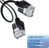 Elfcam - Cavo Ethernet 30m Cat 6A Ultra Slim 10Gbps 32AWG Anteprima dell’immagine prodotto 4