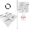 A collage of 3D wall panels, a recycling symbol, and a logo. Produktbild-Vorschau