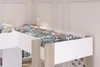 Lit d'angle double avec espace de rangement & bureau - 2 x Voir les images du produit 4