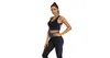 Yoga Sense fitness set dámsky čierna-modrá, M Náhľad obrázku produktu 4