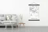 MuchoWow® Textilposter Karte - Offenbach am Main - Karte - Produktbild-Vorschau 3
