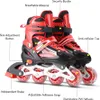 Einstellbare beleuchtende Inline-Skates mit leuchtenden Produktbild-Vorschau 6