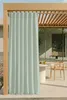 Terrassenvorhang GAIA 140x250 Salbeigrün auf wasserfestem Produktbild-Vorschau 2