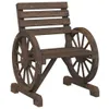 vidaXL Krzesła ogrodowe 2 szt. 58x58x78,5 cm lite drewno Podgląd zdjęcia produktu 4