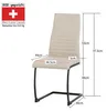 ALBATROS Freischwinger Stuhl TURANO 4er Set, Beige- Produktbild-Vorschau 7