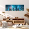 Bild auf Leinwand - Leinwandbild - Stadt Nacht Straße - Produktbild-Vorschau 7