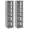 vidaXL Portascarpe 2 pz. Grigio Sonoma 27,5x27x102 cm Anteprima dell’immagine prodotto 1