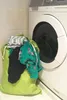 Wäschesack mit Kordelzug, 100 % Polyester, 52x75 cm, grün Produktbild-Vorschau 4