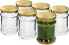6 x 500ml Vorratsglas Einmachglas mit Deckel Produktbild-Vorschau 1