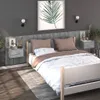 vidaXL Wand-Nachttisch Grau Sonoma Produktbild-Vorschau 3