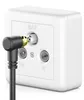 deleyCON 15m SAT TV Antennenkabel Winkel Koaxial Kabel Produktbild-Vorschau 2