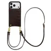 Selencia Nova Croco Phone Case avec cordon et porte-cartes Voir les images du produit 1