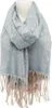 Damen Winter Schal » Winterschal 175 x 70 cm » Fransenschal Produktbild-Vorschau 7