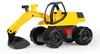 Bagr žlutočerný Giga Trucks plast 80cm Náhľad obrázku produktu 20