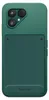 A green phone case with a yellow accent on the side, shown from the back. Anteprima dell’immagine prodotto