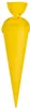 Goldbuch Bastelschultüte mit Filzverschluss gelb 35 cm Produktbild-Vorschau 1