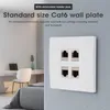 Piastra a parete Ethernet Cat 6, da presa a presa a 4 Anteprima dell’immagine prodotto 8