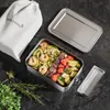 WELLGRO Edelstahl Dosen eckig - 550ml 850ml 1400ml 2400ml Produktbild-Vorschau 6