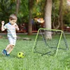 HOMCOM Fußball Rebounder Kickback Tor Rückprallwand Netz Produktbild-Vorschau 2
