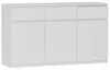 Komoda 120 cm 3 zásuvky 3 dveře skříňka FRAMIRE S-3 bílá Náhled obrázku produktu 1