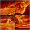 Bild auf Leinwand - Leinwandbild - Auto Flammen Räder - Produktbild-Vorschau 8