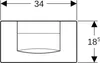 A technical drawing of a product with dimensions. Náhľad obrázku produktu