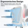 Bürostuhl ergonomisch mit Mesh-Rückenlehne, 90° klappbare Produktbild-Vorschau 4