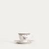 HOMLA Tasse und Untertasse LOURRY braun 0,2 l Produktbild-Vorschau 2